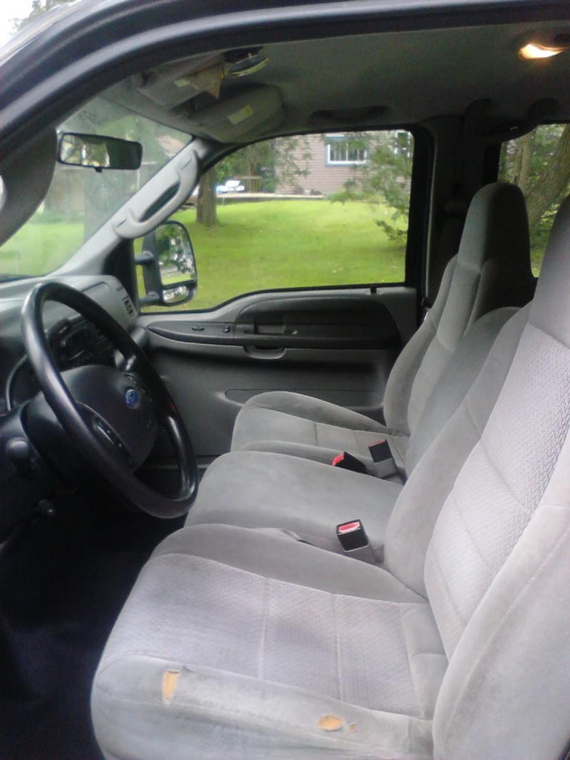Only visible wear on the interior